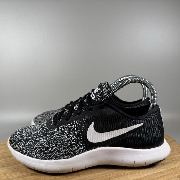 Nike Womens Flex Contact 908995-002 Black‎ Running Shoes Sneakers Size 6.5 - Picture 3 of 8
